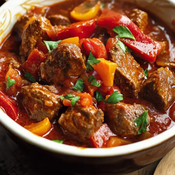 Ungarisches Paprika-Gulasch Rezept