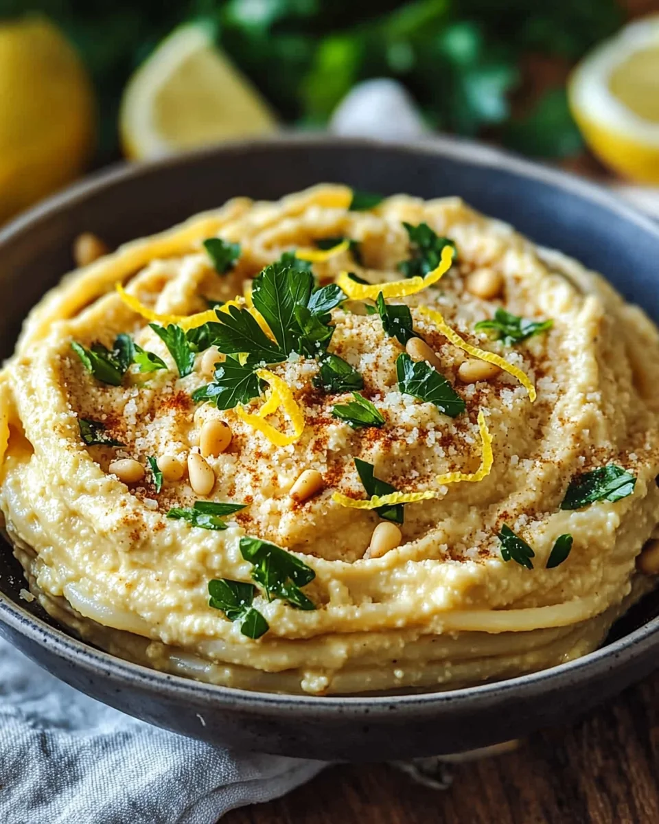 Zitronige Hummus-Pasta