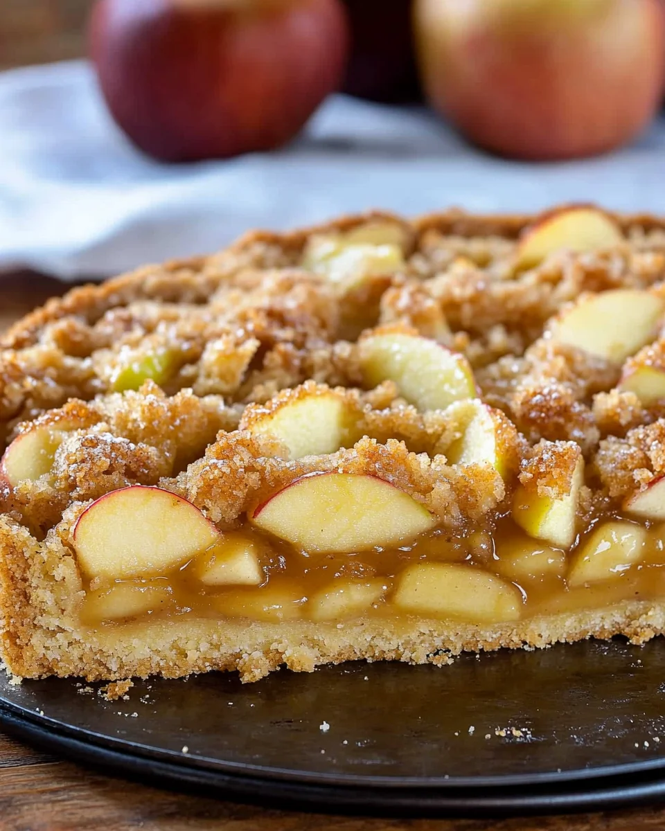 Apfelkuchen mit Apfelmus
