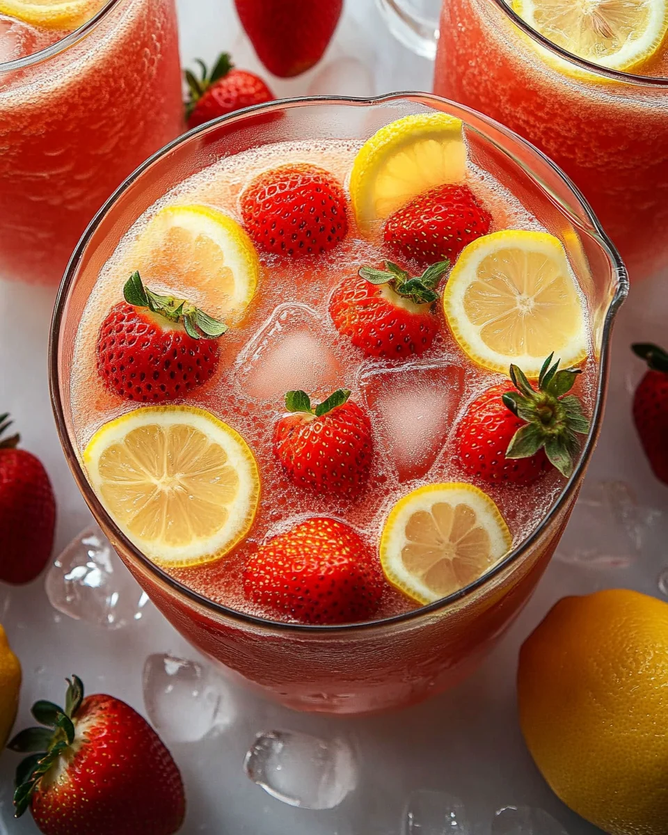 Erdbeer-Zitronen-Limonade