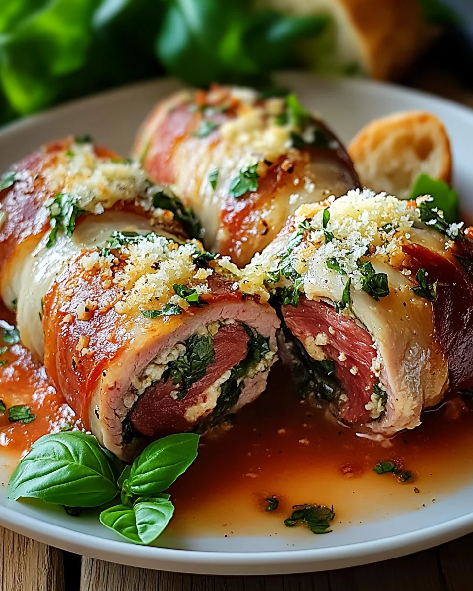 Fleischrouladen nach italienischer Art