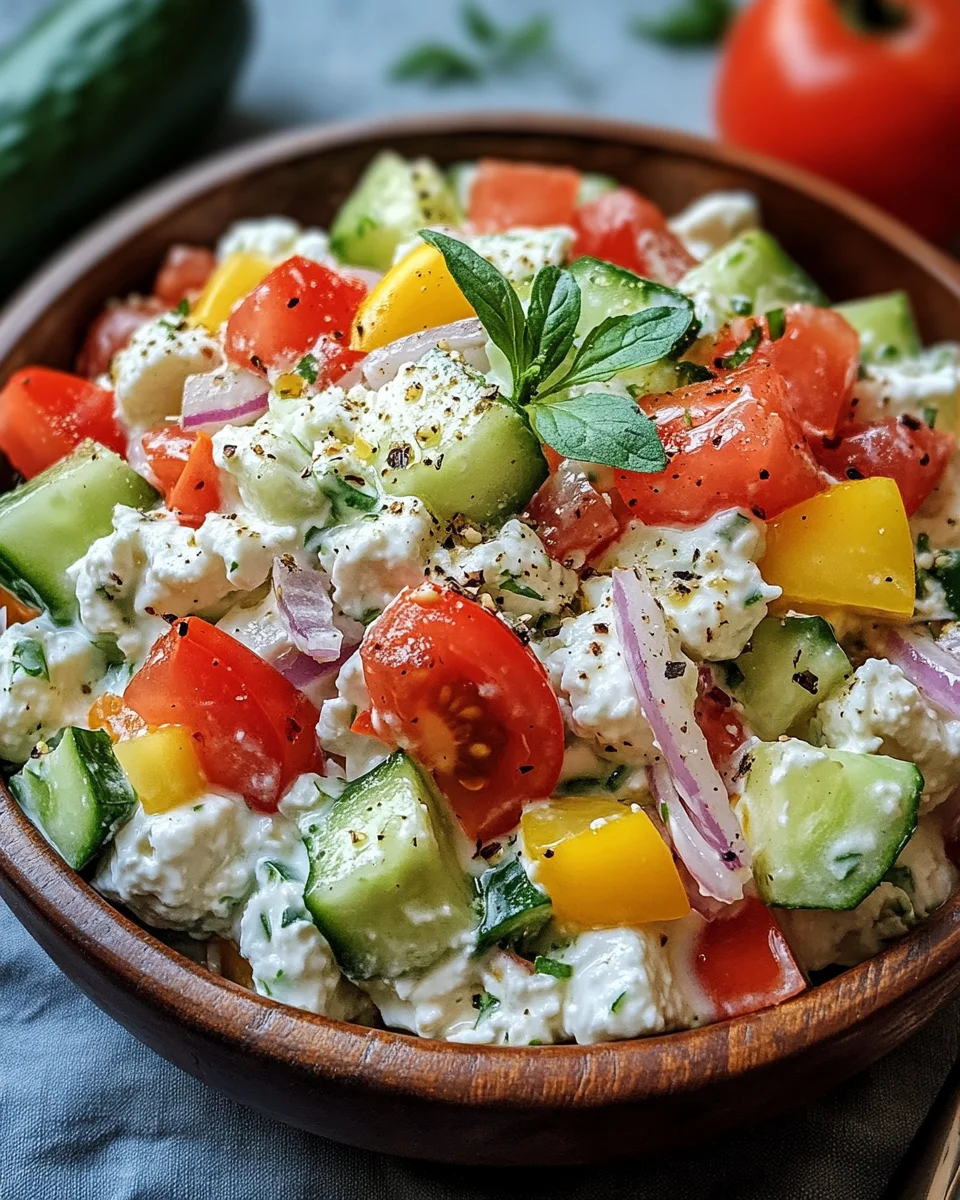 Hüttenkäse-Salat