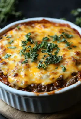 Low Carb Cheeseburger-Auflauf