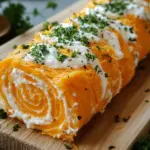 M&ouml;hrenrolle mit Frischk&auml;se