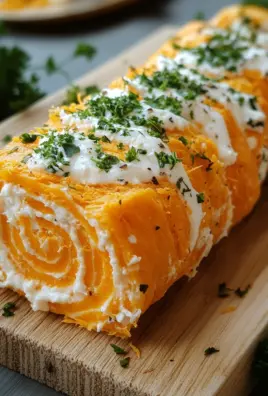 Möhrenrolle mit Frischkäse 23 Möhrenrolle mit Frischkäse