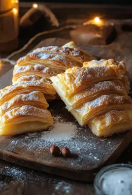 Nusshörnchen - Hefehörnchen mit Nussfüllung