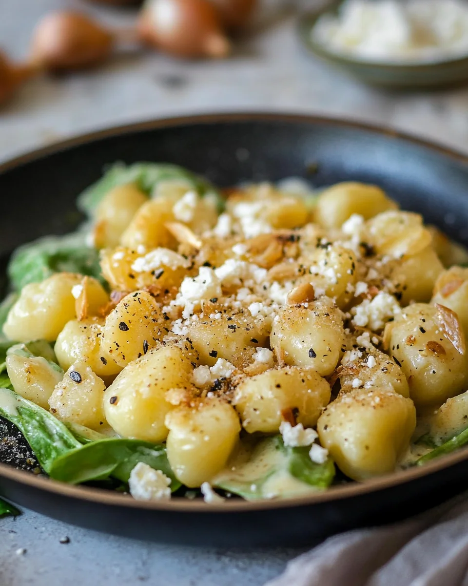 Vegetarische Gnocchi Pfanne mit Spitzkohl