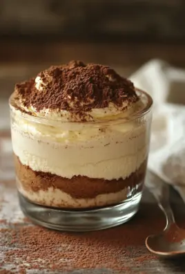 Capuccino-Creme, die wie Tiramisu schmeckt