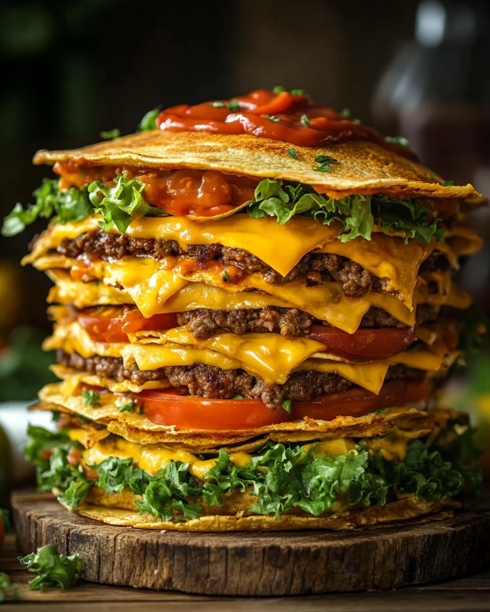 Cheeseburger-Torte