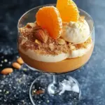 Eierlik&ouml;r-Mousse mit Spekulatius-Creme und Mandarinen