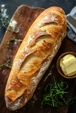 Einfaches Rezept für knuspriges Baguette
