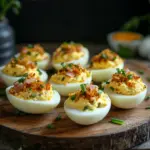Gef&uuml;llte Eier (ohne Mayonnaise)