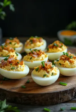 Gefüllte Eier (ohne Mayonnaise)