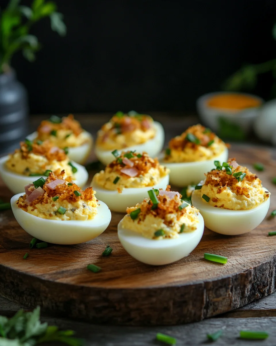 Gefüllte Eier (ohne Mayonnaise)