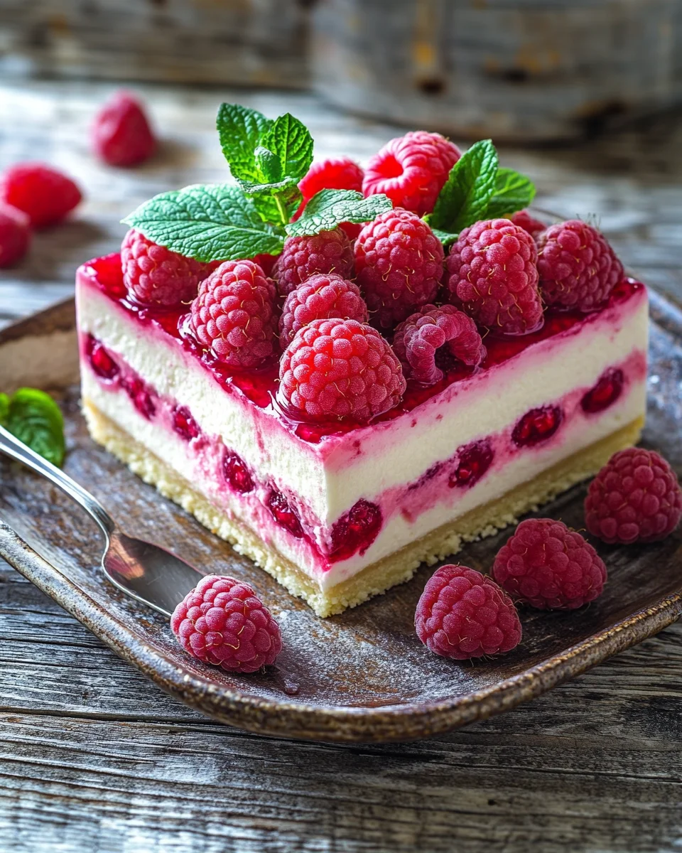 Himbeertorte mit Joghurtcreme