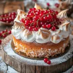 Johannisbeerkuchen mit Baiserhaube