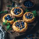 Kartoffelh&ouml;rnchen mit Blaubeeren & Streuseln