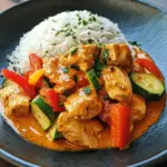 Paprika-Zucchini-Rahm-H&auml;hnchen