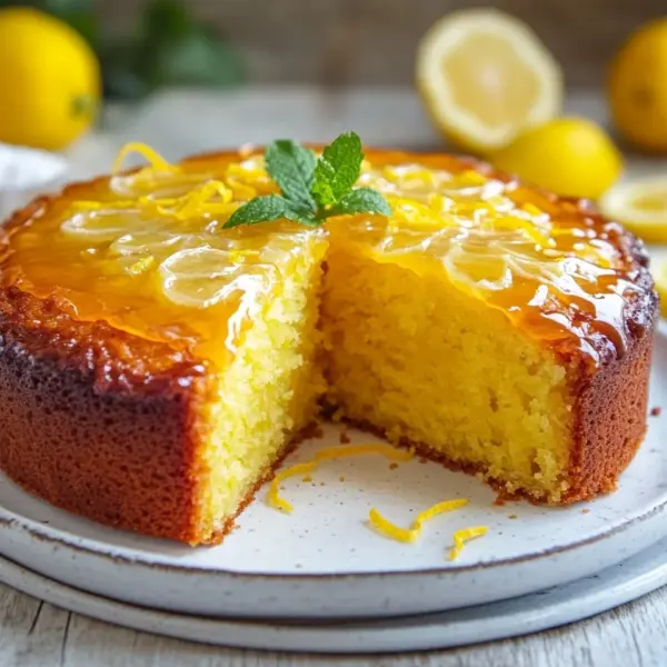 Saftiger Zitronenkuchen vom Blech