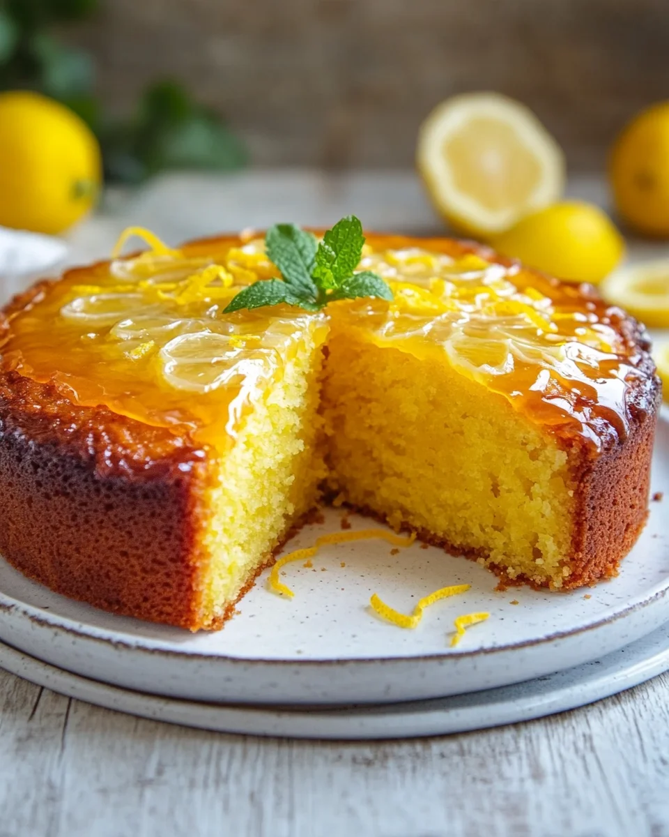 Saftiger Zitronenkuchen vom Blech