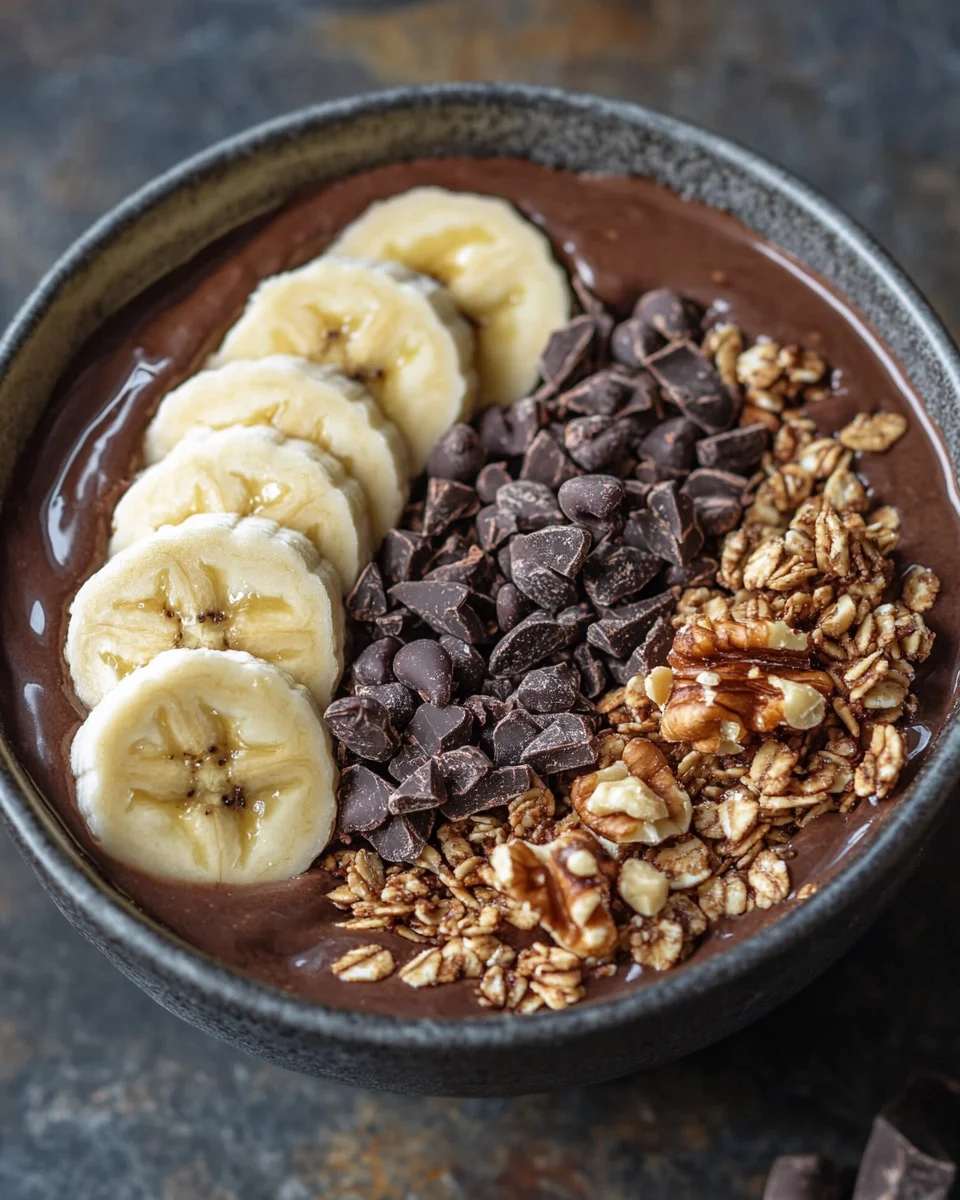 Schoko-Smoothie-Bowl