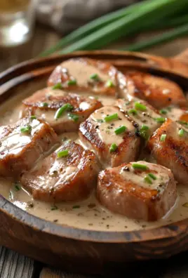 Schweinefilet in cremiger Sahnesauce Rezept