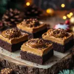 Spekulatius Brownies mit Lotus Biscoff Brotaufstrich