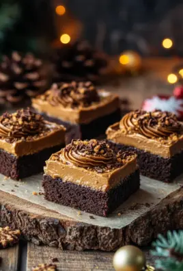 Spekulatius Brownies mit Lotus Biscoff Brotaufstrich