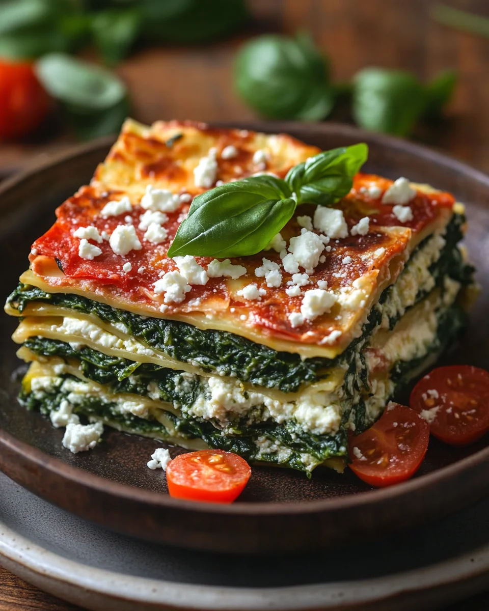 Spinatlasagne