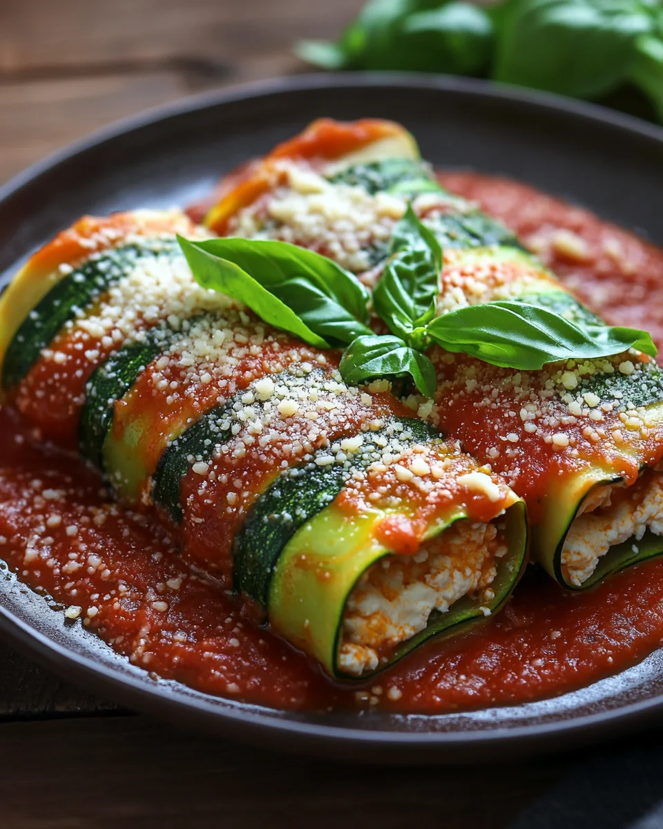 Zucchini-Cannelloni
