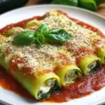Zucchini-Cannelloni mit Ricotta-Spinat-F&uuml;llung