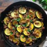 Zucchini-Hack-Pfanne
